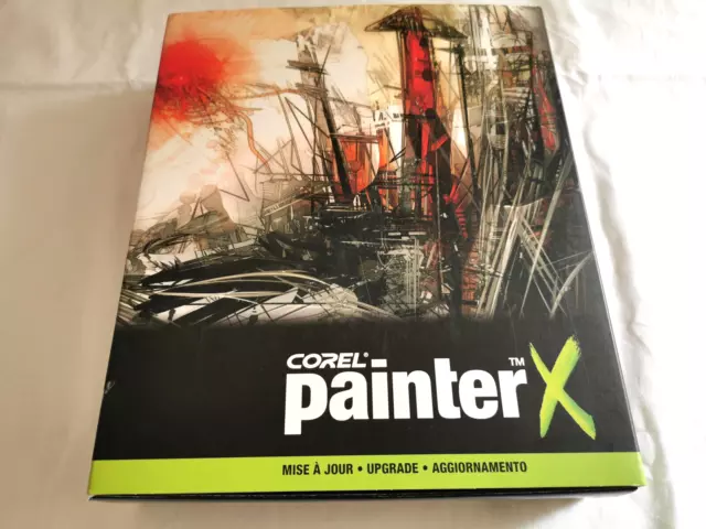 Corel PAINTER X Upgrade Version PC MAC OVP + Vollversion Corel Paintshop Pro X8