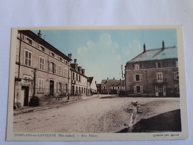 CPAVillage de  CONFLANS-sur-Lanterne  la rue Thiers dept-70