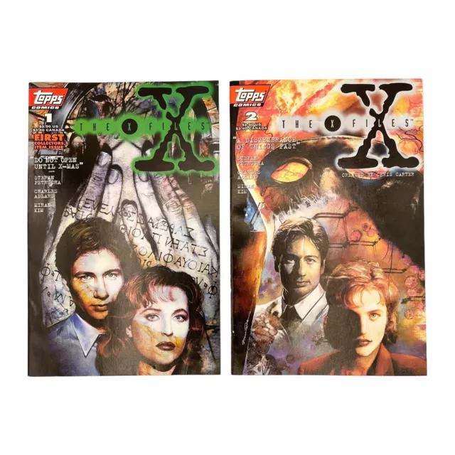 Topps Comics The X Files Issues Set Of 2 - First Collectors Item Issue 1 & 2