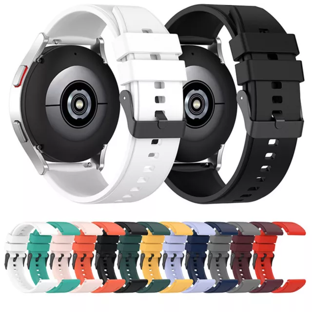 20MM Smart Watch Strap Silicone Step Watch Strap For Samsung Galaxy Watch 5