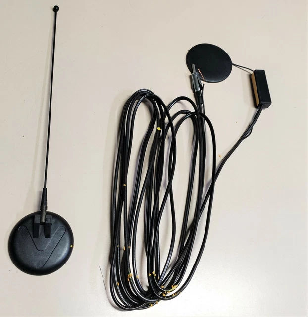 Plastica nera Base adesiva auto regolabile decorativo tetto Antenna