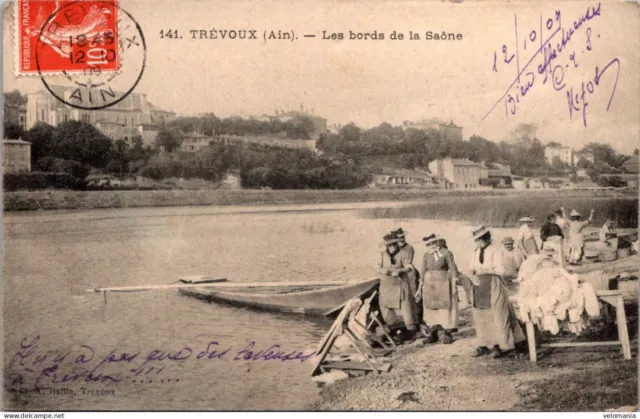 S14533 cpa 01 Trévoux - les bords de la Saône