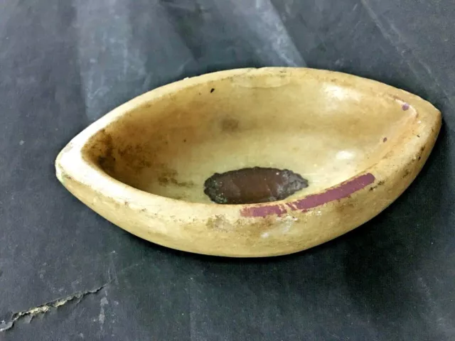 Antique Original Stone ( Marble ) Opium Kharal / Bowl Collectible