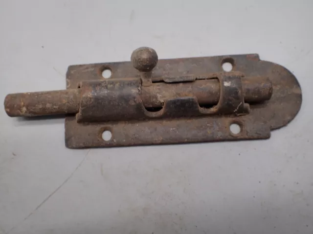 Vintage 5" Slider Dead Bolt Latch Lock