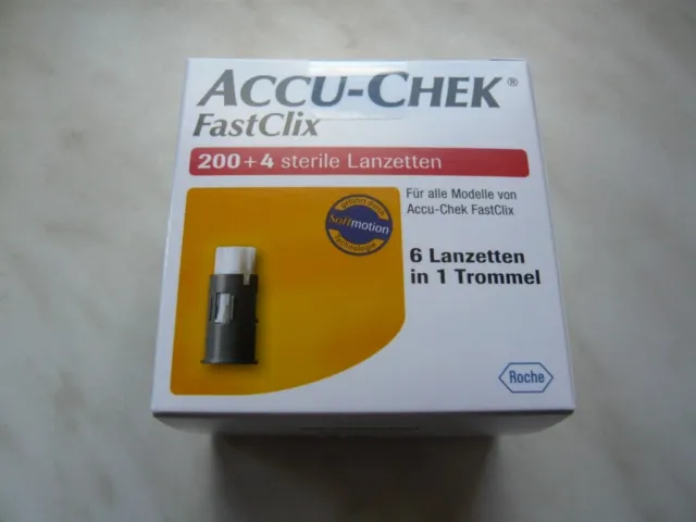 ACCU-CHEK  FastClix / 204 St. / sterile Lanzetten    PZN: 7234988   MHD: 04/2026