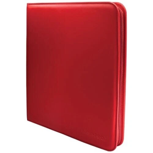 Deck Builder's Pro-Binder Vivid Red Zippered 12-POCKET Ultra Pro for MTG Pokemon