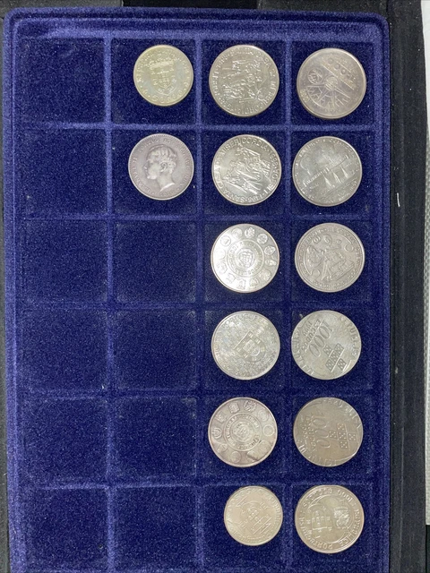 Lot pièces de monnaie portugaises 