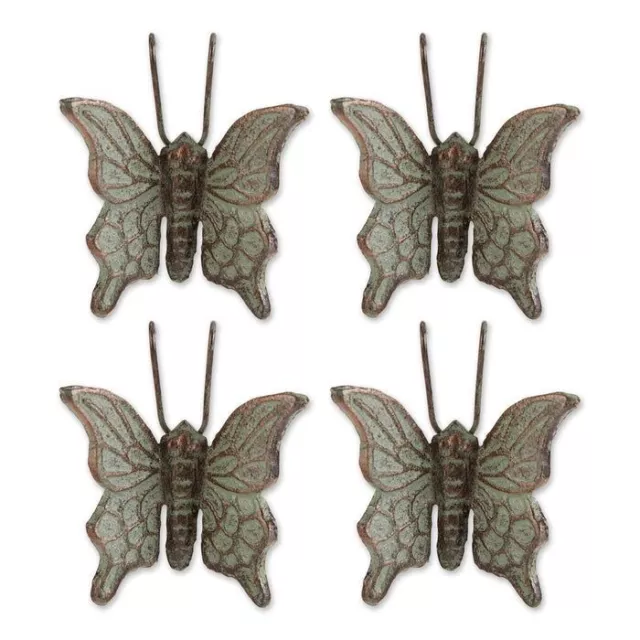 5 pcs Butterfly Wall Hook Hanger Coat Towel Hangers Vintage Hook for Hanging