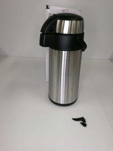 Axentia Airpot 5L jarra de bomba de acero inoxidable jarra térmica por favor tenga en cuenta las imágenes