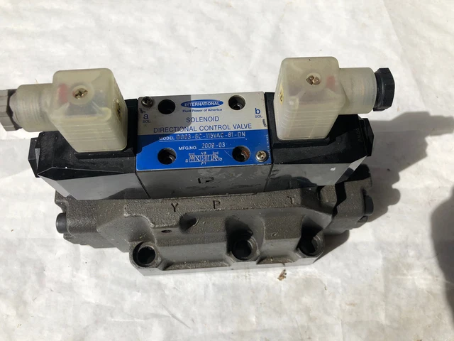 New International  Dg03-6C-115Vac-81-Dn Solenoid Dg08-6C-10,Control Valve,Dl