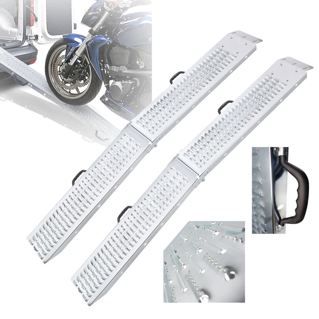 2 rampa di accesso rampa 400 kg ribaltabile rampa moto binario di accesso rampa di carico DE