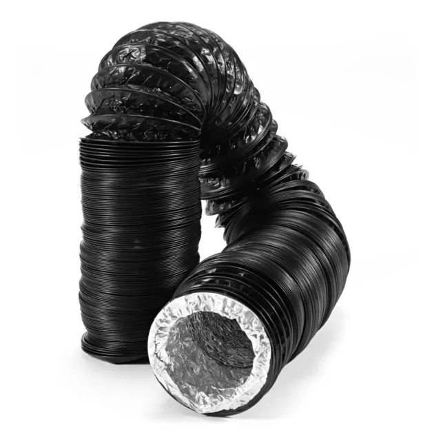 Tubo flessibile di ventilazione in alluminio combinato da 6 m 150 mm - CFD150_6