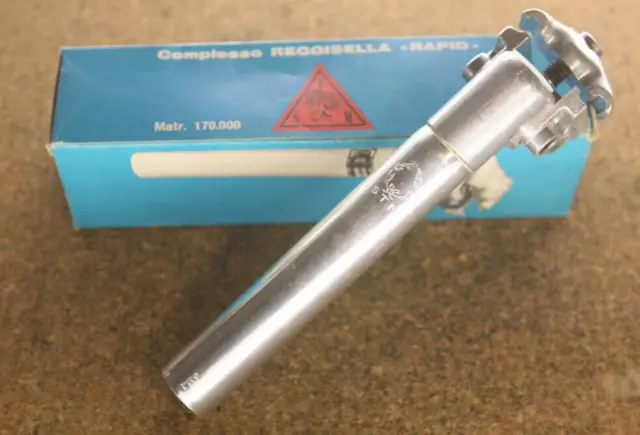Vintage NOS NEW NIB Italian STM Rapid aluminium seatpost pillar 27.2