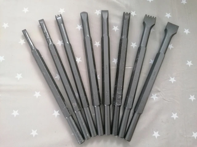 Cinceles neumáticos con punta de tungsteno - varios