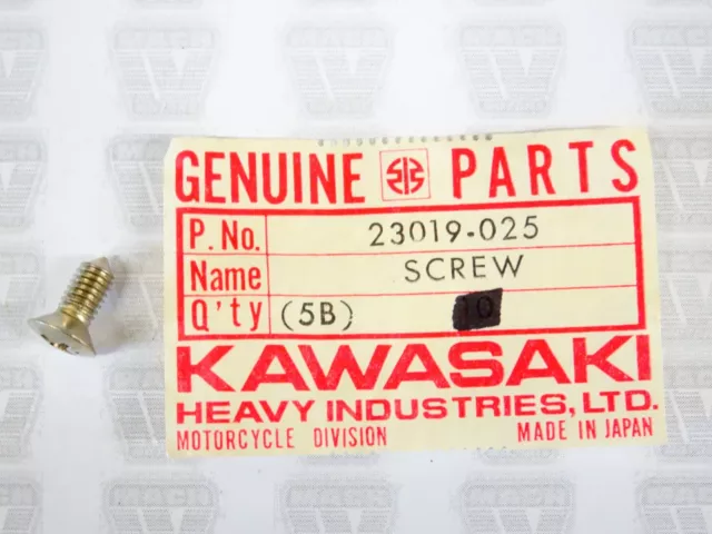 Kawasaki NOS NEW 23019-025 Pan Head Screw 5x14 G4 KD KE KL KM KS KT KV MT1