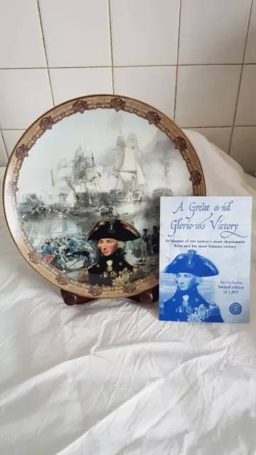 Davenport Limited Edition Nelson Plate - 'A Great and Glorious Victory' #00794B