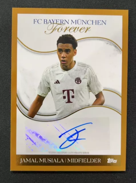 2023/24 Topps FC Bayern München Forever Jamal Musiala /50 Auto