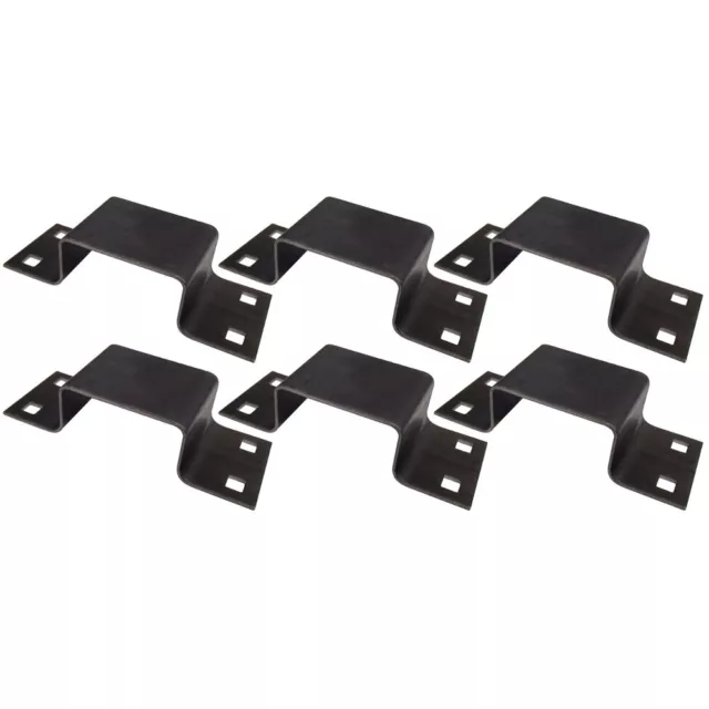 Six (x6) Bolt-On Stake Pockets B2373G Mounts Wood or Steel Truck Bed Stake Posts