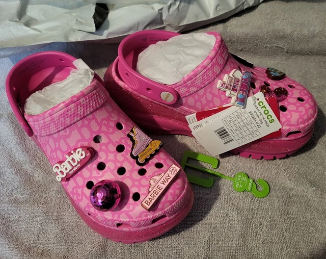 CROCS BARBIE MEGA Crush Barbie The Movie Crocs Size UK5 (M5 / W7) New £185.00 - PicClick UK