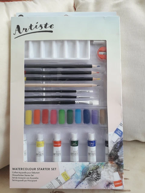 Juego de inicio de acuarela, juego de artesanías