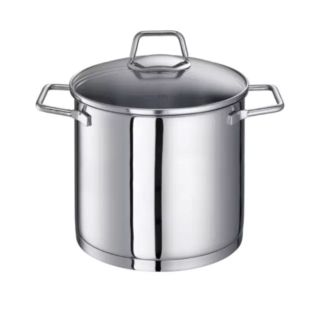 Schulte-Ufer Suppentopf Wega, Kochtopf mit Deckel, Edelstahl, 20cm, 5L, 6406620