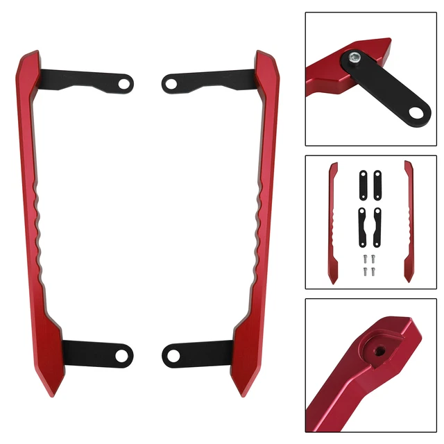 Protections De Cadre Pour Yamaha MT-07 (2014-2020) – Aluminium CNC – Couleur Rouge – Anti-chute, Décoratif - 7
