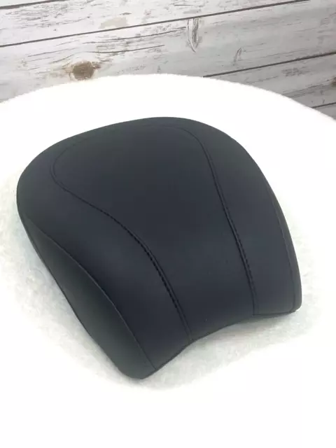 Mustang 76811 Wide Tripper Smooth Rear Seat Harley Passenger Black Open Box New