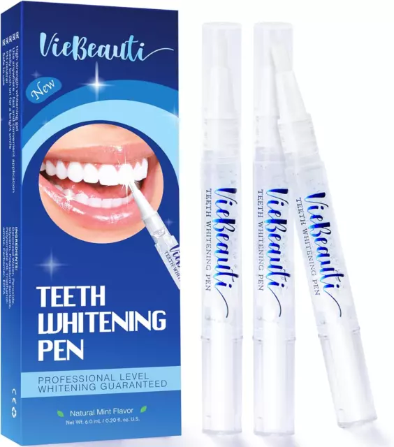 Teeth Whitening Pen (3 Pcs), 30+ Uses, Effective, Painless, No Sensitivity, Trav