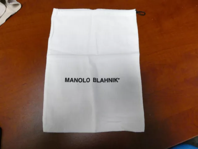 Authentic Manolo Blahnik Shoe Bag Dust Bag Travel Bag Cover Storage