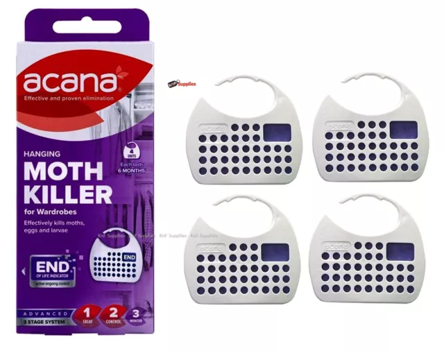 ACANA Moth Hanging Proofer Killer Repellent Freshener Fabric Lavender