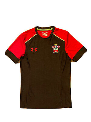 Under Armour Southampton FC Polyester T-shirt Bkack Red Size S 164/85A