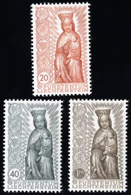 Liechtenstein Stamps # 284-6 MNH XF Scott Value $37.50