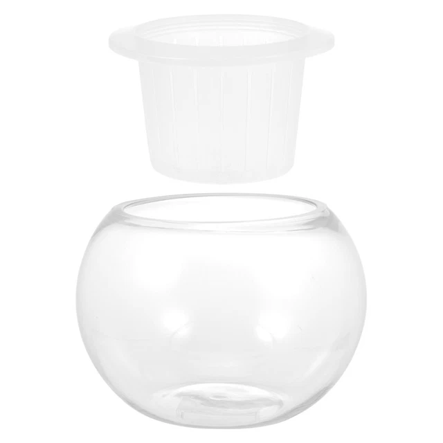 Decorative Vase Flower Aquarium Planter Pots Betta Tank Glass Terrarium