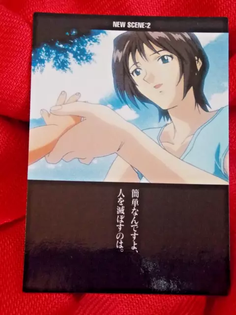 Vintage 1998 Evangelion Yui & Shinji Ikari Trading Card Ns2 Bandai Uk 🚚 Anime