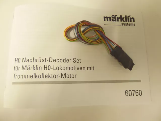 Märklin H0 - lastgeregelter fx Decoder aus 60760 mit Beschreibung NEU ohne OVP