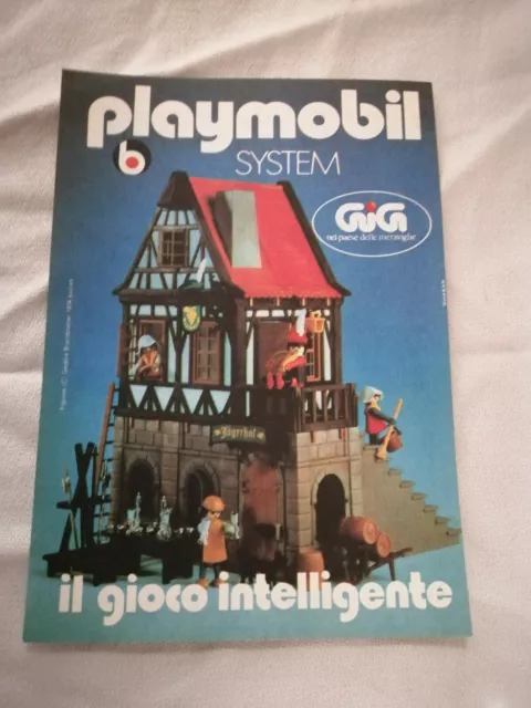 PUBBLICITA' ORIGINALE - ADVERTISING - WERBUNG "PLAYMOBIL" GIG anni 70/80