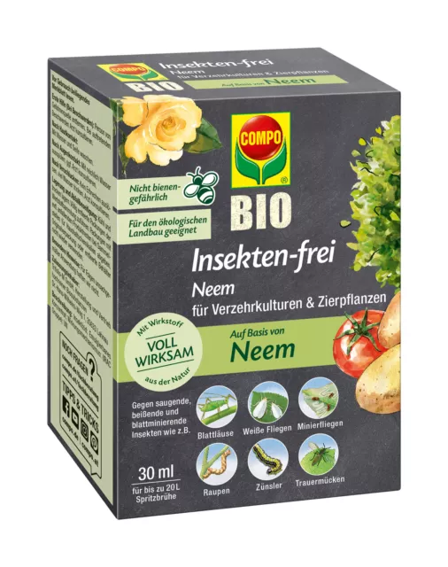 COMPO 2538412004 Neem Libre de Insectos (30 ml) (BIO Protección Fitosanitaria)