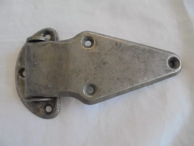 Vintage / Antique Nickel Plated Refrigerator or Ice Box Hinge Marked Rockford