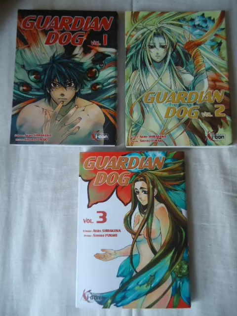 // NEUF// LOT Guardian Dog, tomes 1 2 3 EO  Akira Shirakawa Fukaki ki-oon MANGA