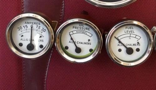 Allis Chalmers Oil Pr + Fuel+Amp Jauge pour B, IB, C, CA, RC, WC, WF, WD, WD45