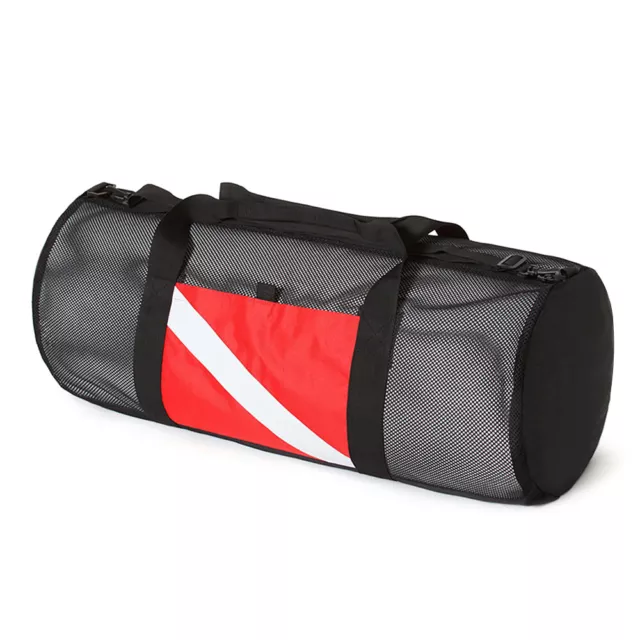 Mesh Duffel Gear Bag Schnorchelausrüstung Tragetasche für J0J6