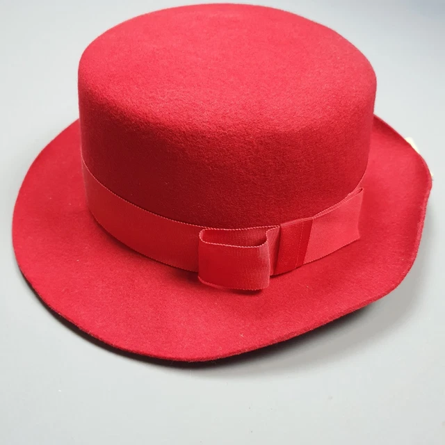 VIVIENNE WESTWOOD WORLDS End John Bull Hat Red Cap With Tags