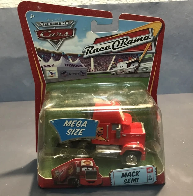Disney Pixar Cars Mega Size WORLD OF CARS Race-O-Rama Mack Semi