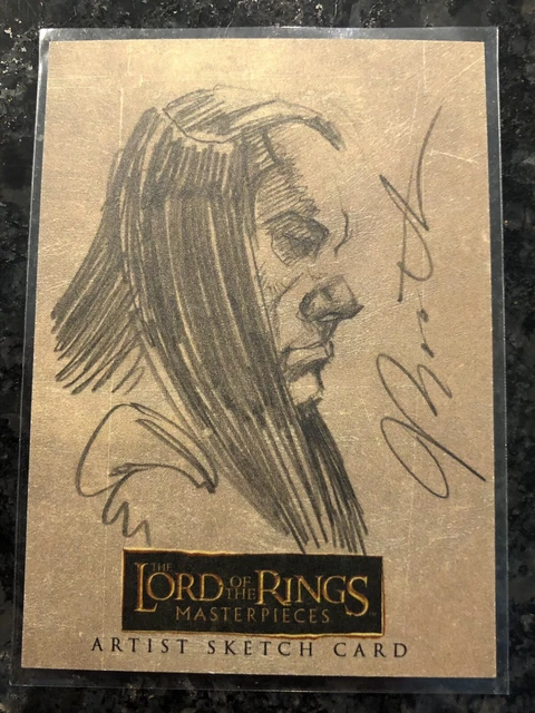Topps Lord of the Rings Masterpieces Sketch 1/1 Card