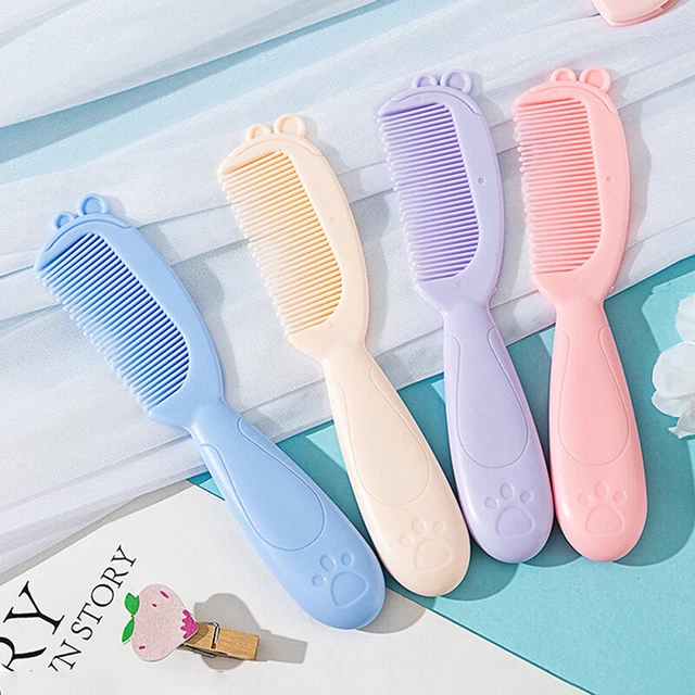 2Pcs/Set Kids Baby Hair Brush and Comb Set for Newborns & Toddlers Soft Bris  ZT