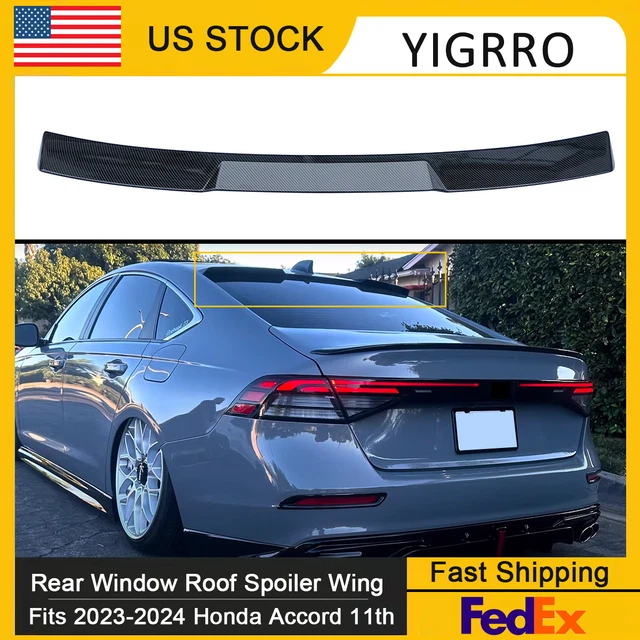 FOR 20232024 HONDA Accord Sedan ABS Carbon Fiber Rear Window Roof