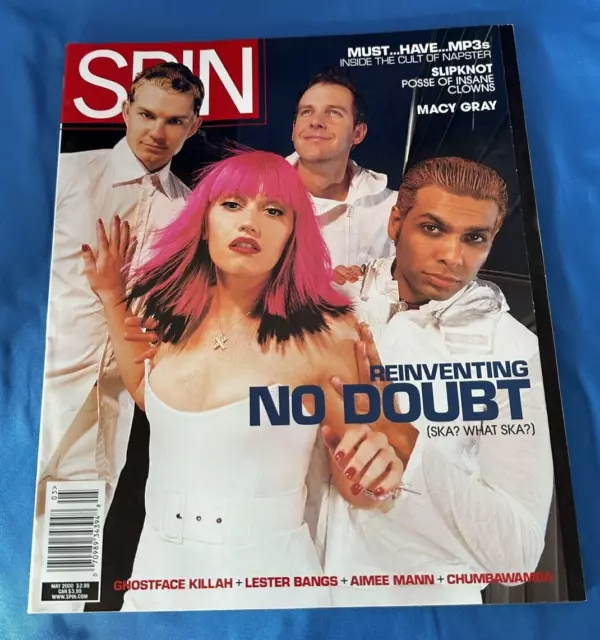 Spin Magazine May 2000 No Doubt Gwen Stefani Cover No Label Newsstand