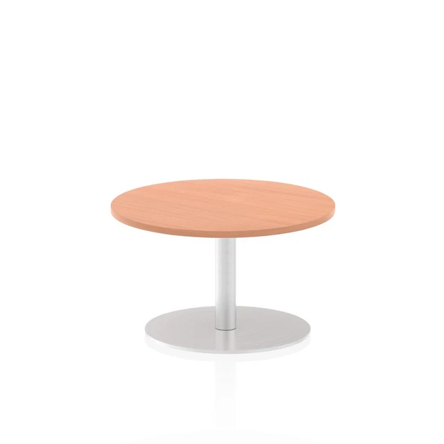 Dynamic Italia 600Mm Poseur Round Table Beech Top 475Mm High Leg ITL0100