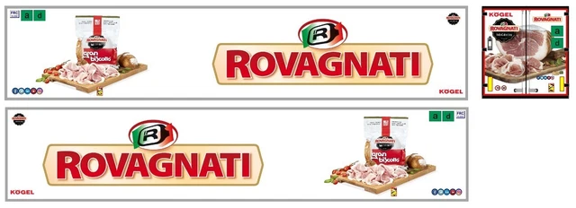 NUOVA GRAFICA FINDUS adesiva trasparente per rimorchi frigo Herpa 1/87. EUR 3,90 - IT