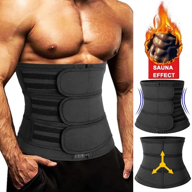MEN LUMBAR LOWER Waist Trainer Belt Brace Sciatica Pain Relief Back